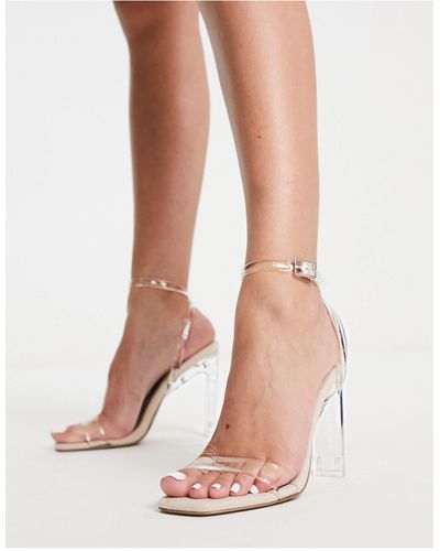 ASOS – norton – e, filigrane sandalen mit absatz - Mehrfarbig