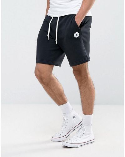 Converse Chuck Patch Shorts In Black 10004633-a04
