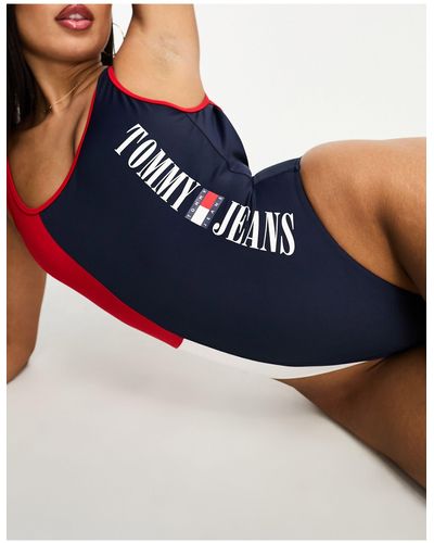 Tommy Hilfiger Tommy Jeans - Archive Runway - Badpak - Blauw