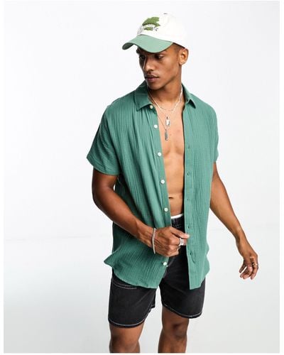 PacSun Classic Short Sleeve Shirt - Green