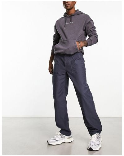 Stan Ray Fat Trousers - Blue
