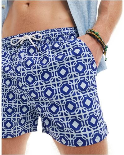 Another Influence Swim Shorts Co-ord - Blue