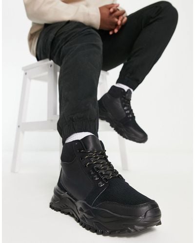 Public Desire Artemis Chunky Boots - Black