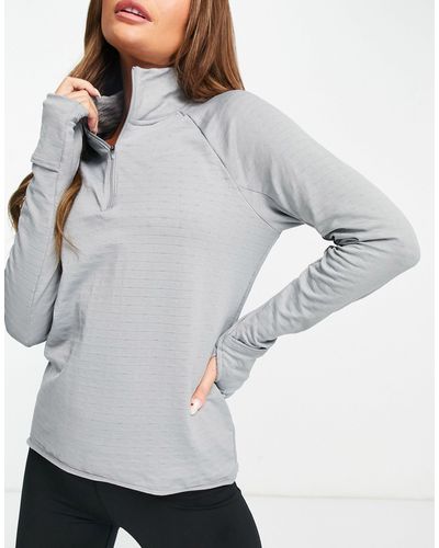 Nike Element Therma-fit Half Zip Top - Grey