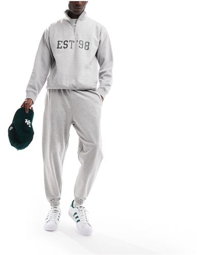 ASOS 4505 Icon Training sweatpants With Tapered Fit With Quick Dry - White
