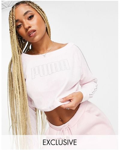 PUMA – icons 2.0 fashion – sweatshirt mit rundhalsausschnitt - Mehrfarbig