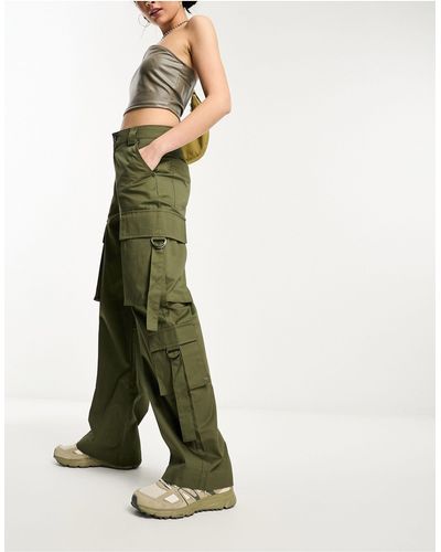 Cotton On Pantalones caquis utilitarios - Verde