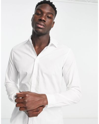 Pull&Bear Camicia elegante - Bianco