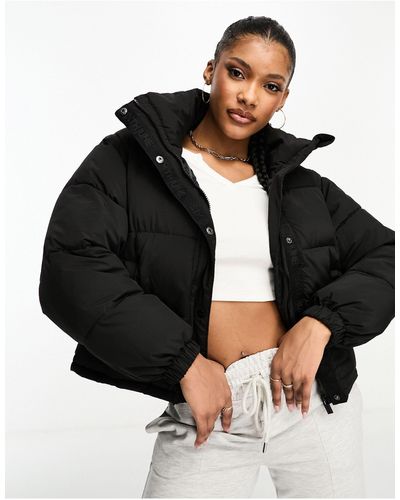 Sixth June Puffer Jacket With Detachable Sleeves - Black