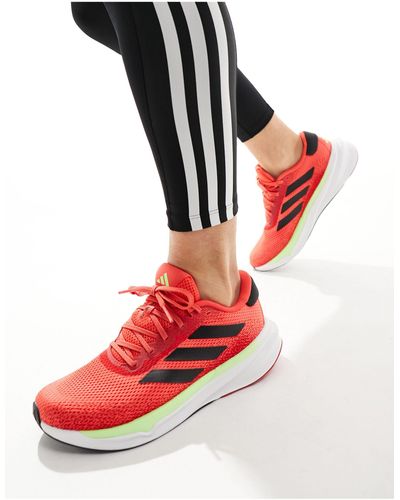 adidas Originals Adidas - running supernova stride - sneakers rosse e nere - Rosso