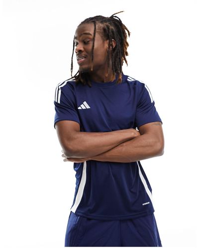 adidas Originals Adidas football – tiro 24 – t-shirt - Blau