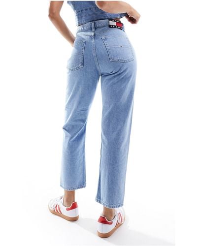 Tommy Hilfiger Harper - jeans dritti a vita alta, lavaggio medio - Blu