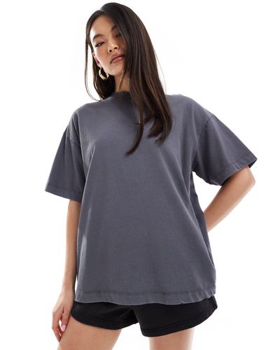 ASOS 4505 Icon Boxy Heavyweight Oversized T-shirt With Quick Dry - Blue