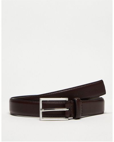 French Connection Leren Riem - Wit