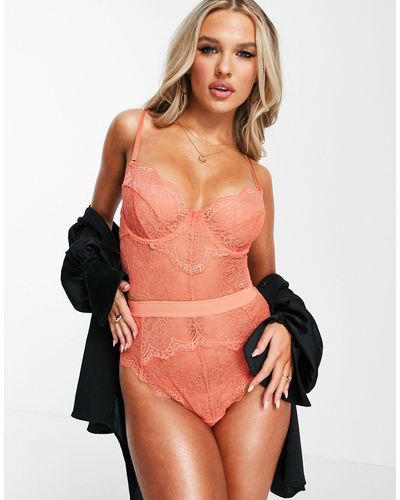 Ann Summers Hold Me Tight - Kanten Body - Oranje