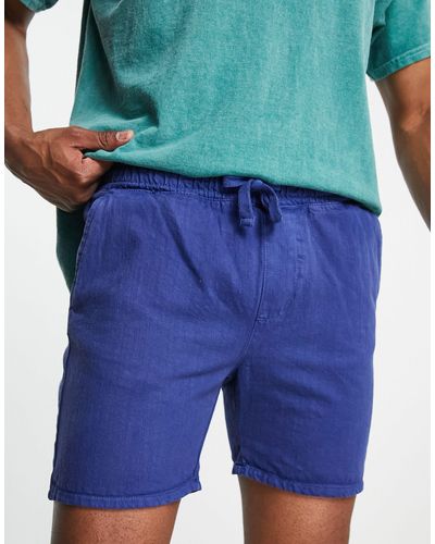 Bolongaro Trevor Pantalones cortos azul añil con cordón ajustable