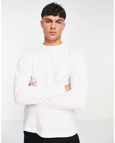 SELECTED T-shirt à manches longues - Blanc