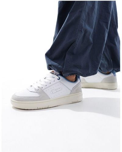 Ellesse Panaro - sneakers bianche e blu con suola avvolgente