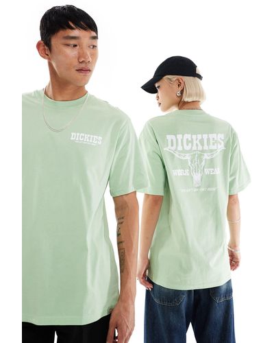 Dickies Western Short Sleeve Back Print T-shirt - Green