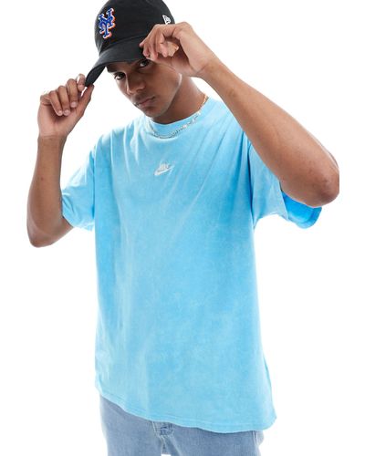 Nike Club Washed T-shirt - Blue