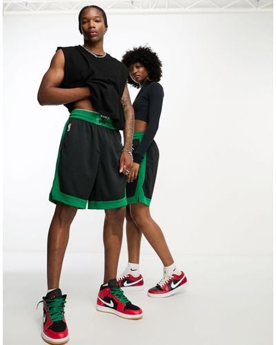 Nike Basketball Nba Boston Celtics - Swingman - Uniseks Statement Short - Zwart