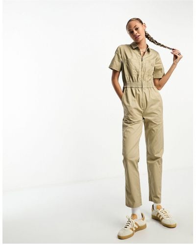 Dickies Vale Coverall Short Sleeve Jumpsuit - Multicolour