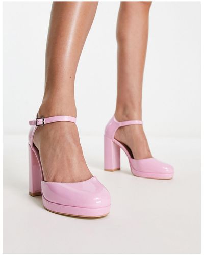 New Look Platfom Heeled Shoes - Pink