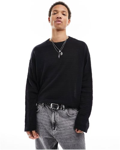 AllSaints Drax - maglione lavorato - Nero