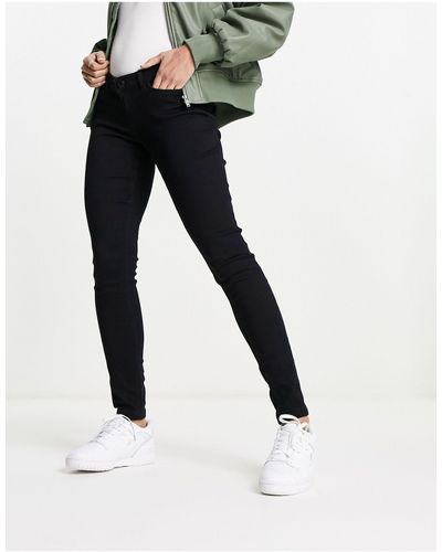 Noisy May Allie - Skinny Jeans Met Lage Taille - Zwart