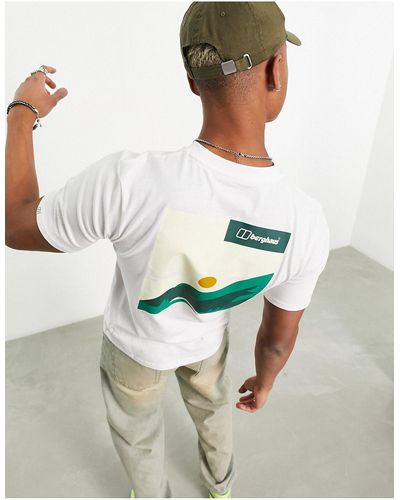 Berghaus Buttermere - T-shirt Met Zonneprint Op - Wit
