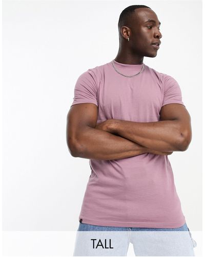 Le Breve Tall High Neck T-shirt - Pink
