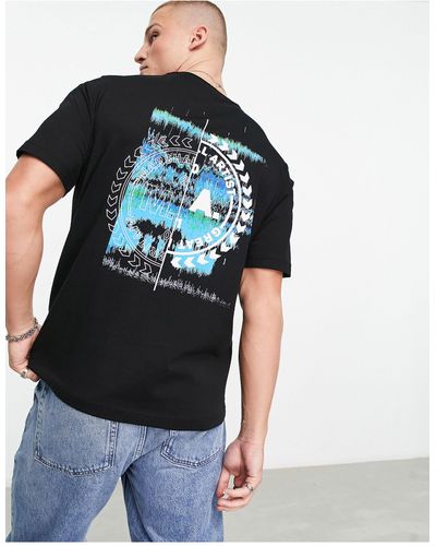 Marshall Artist Surface To Air Back Print T-shirt - Blue
