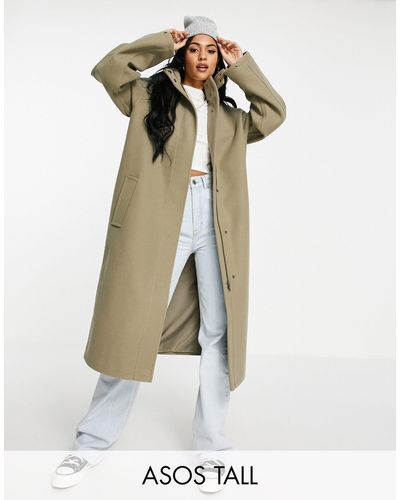 ASOS Asos Design Tall - Oversized Parka - Meerkleurig