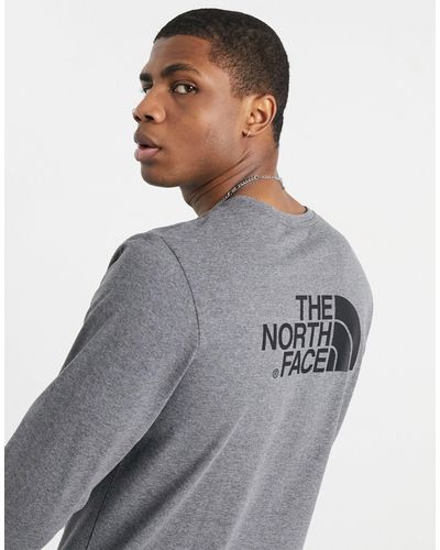 The North Face Easy - T-shirt Met Lange Mouwen - Grijs