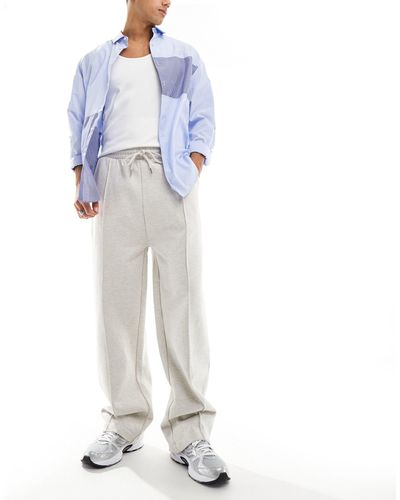 ASOS Heavyweight Oversized Wide Leg sweatpants - White