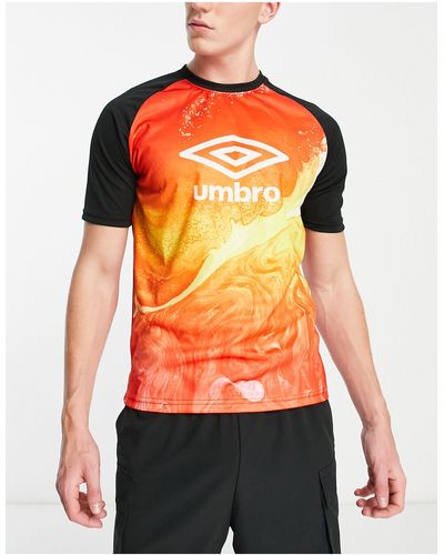 Umbro – global – jersey-t-shirt - Orange