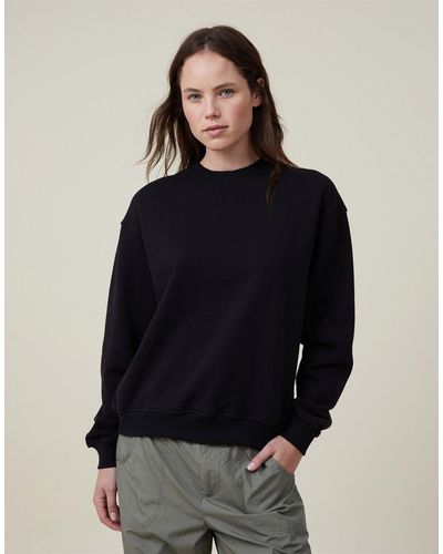 Cotton On Classic Crew Sweatshirt - Black