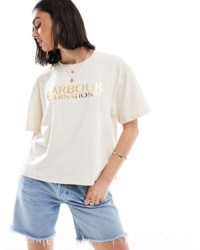 Barbour Relaxed Logo T-shirt - White