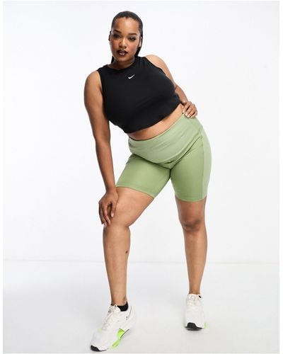 Nike Mallas cortas s con logo dri-fit - Verde
