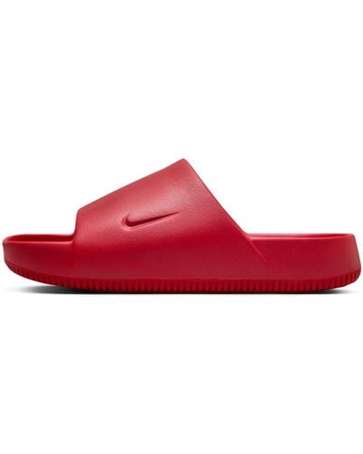 Nike Calm Slides - Red