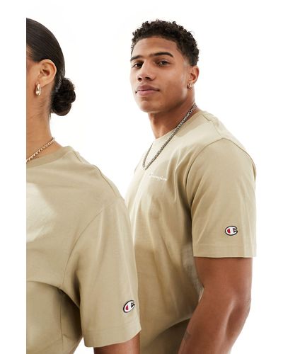 Champion T-shirt unisex girocollo beige - Neutro
