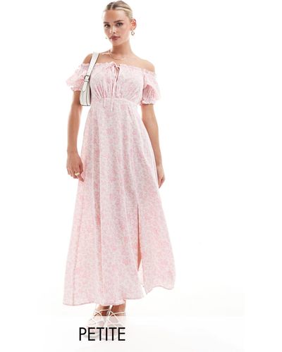 Like New Miss Selfridge Linen Blend Pastel Button Down Midi Dress