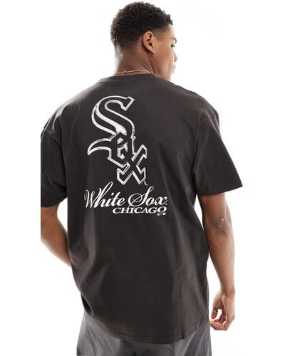 '47 Chicago sox - t-shirt à motif chromé - Gris
