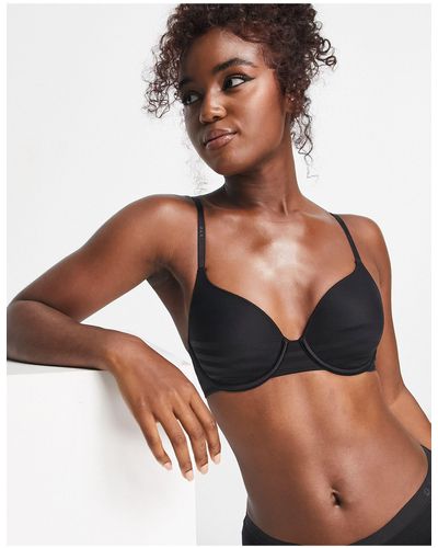 DKNY Intimates - modern lines - soutien-gorge invisible - foncé - Noir