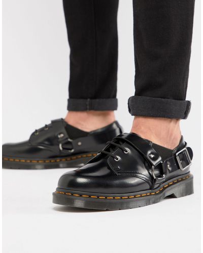 Dr. Martens Fulmar Buckled Derby Shoes Men - Black
