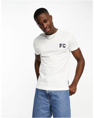 French Connection T-shirt Met Logo - Blauw