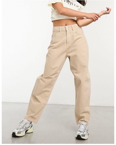 WÅVEN Slouchy Mom Fit Jeans - White