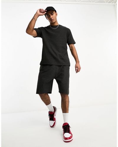 Another Influence Heavy Pique Shorts - Black