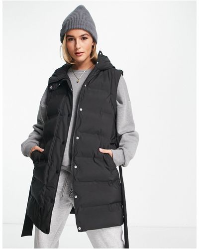 Pimkie Oversized Mouwloze Bodywarmer Met Capuchon - Grijs