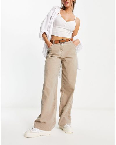 NA-KD X annijor - pantaloni beige oversize - Neutro